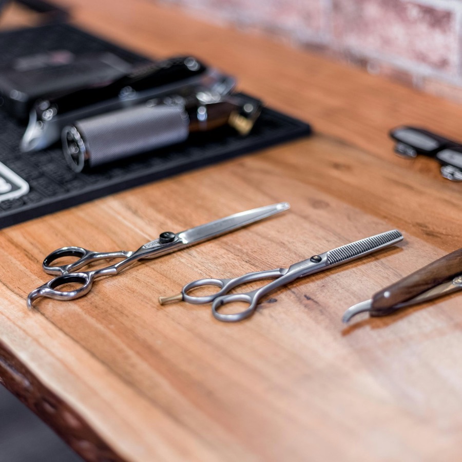 Professional cutting shears and styling tools